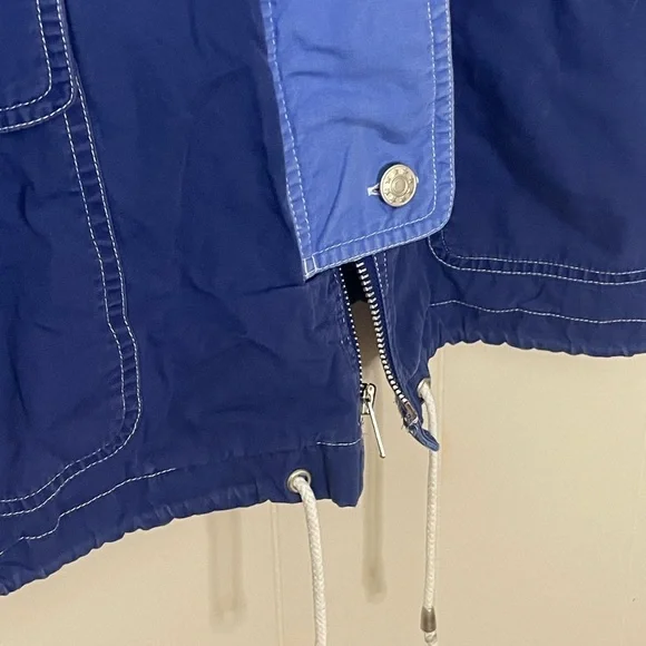 Jantzen Vintage 90s Women’s Blue Two-Tone Sailing Jacket - Picture 3 of 4